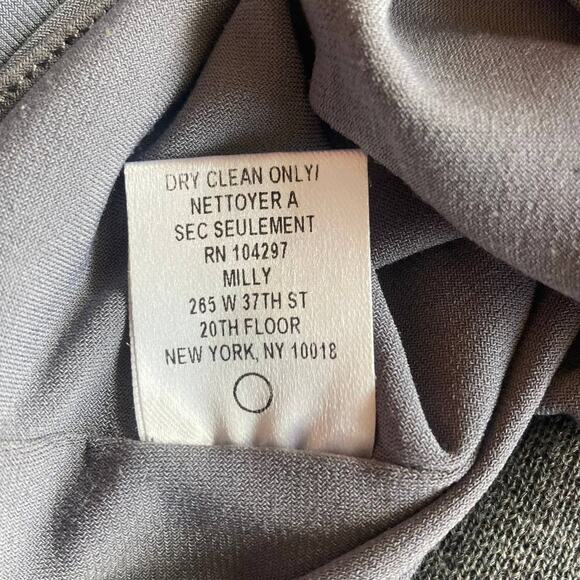 Milly Of New York Women's Gray Racerback Dress Size Large - Picture 7 of 9